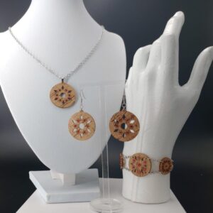 Parure collana, bracciale e orecchini Gioiello | Anime Artigianali