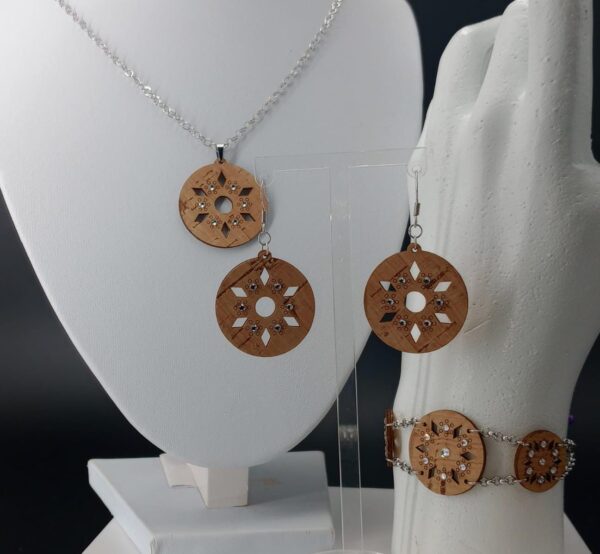 Coordinato collana, bracciale, orecchini Gioiello | Anime Artigianali
