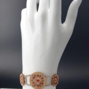 Bracciale Gioiello naturale rosso | Anime Artigianali