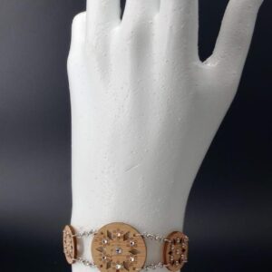 Bracciale Gioiello naturale bianco | Anime Artigianali