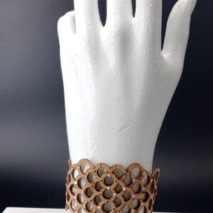 Bracciale Lam naturale bianco | Anime Artigianali