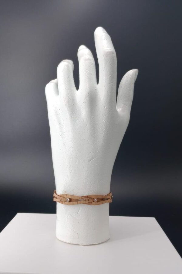 Bracciale Teti naturale bianco | Anime Artigianali