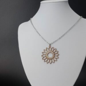 Collana Elisa naturale bianco | Anime Artigianali