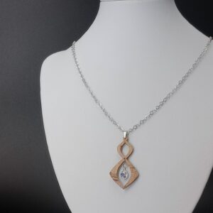 Collana Infinity brillantinato giallo | Anime Artigianali