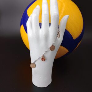 Bracciale Volley 5 charms | Anime Artigianali