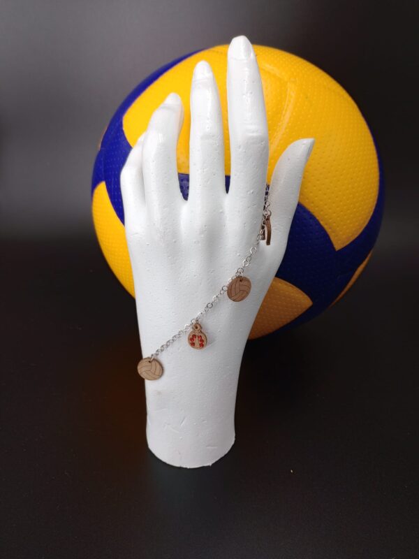 Bracciale Volley 5 charms | Anime Artigianali